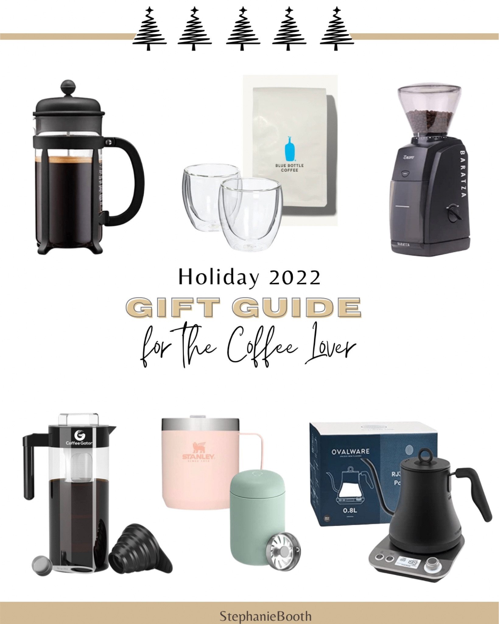 Holiday gift ideas for the coffee lover. Gift basket ideas. Gift guide. Coffee. Amazon home. Whole bean coffee. Blue bottle coffee. #founditonamazon #holidaygiftguide

#LTKHoliday #LTKSeasonal
