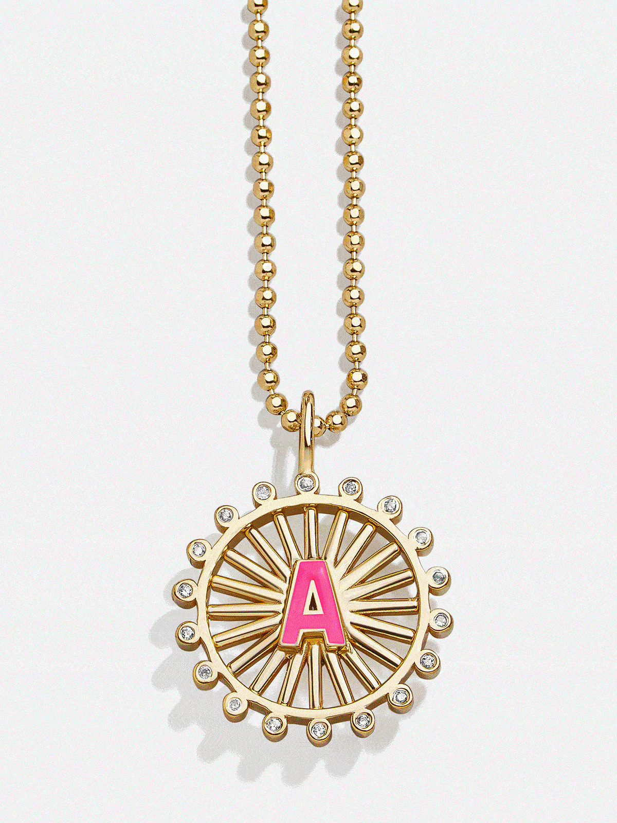 Sunburst 18K Gold Custom Reversible Necklace | BaubleBar (US)