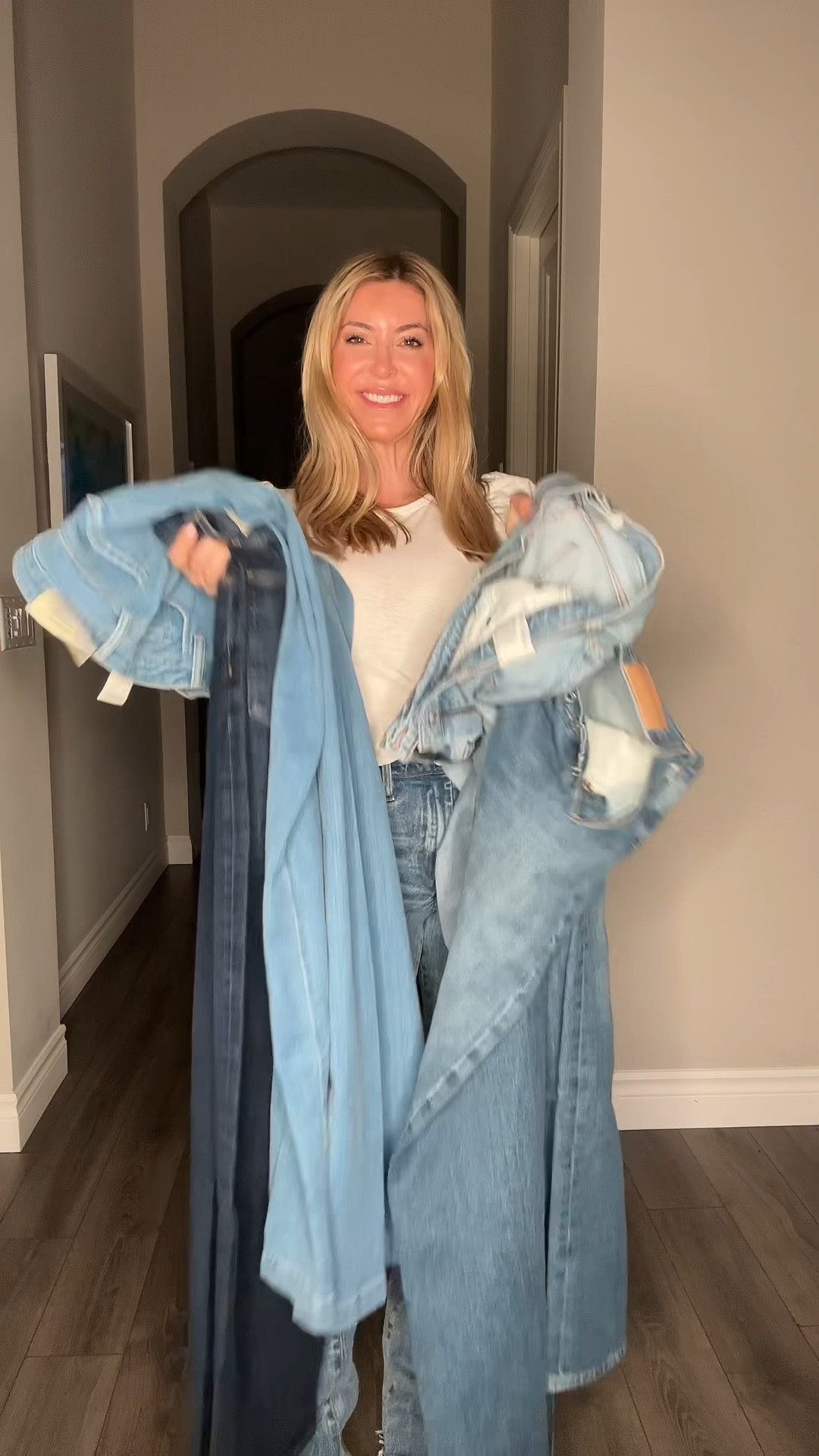 Fall jean round up! #falljeans #widelegjeans 

#LTKVideo #LTKstyletip #LTKover40