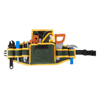 Toy Time Toy Time Kids Tool Belt Set - Children's Handyman Kit with 2 Belts, Saw, Hammer, Screwdr... | Lowe's