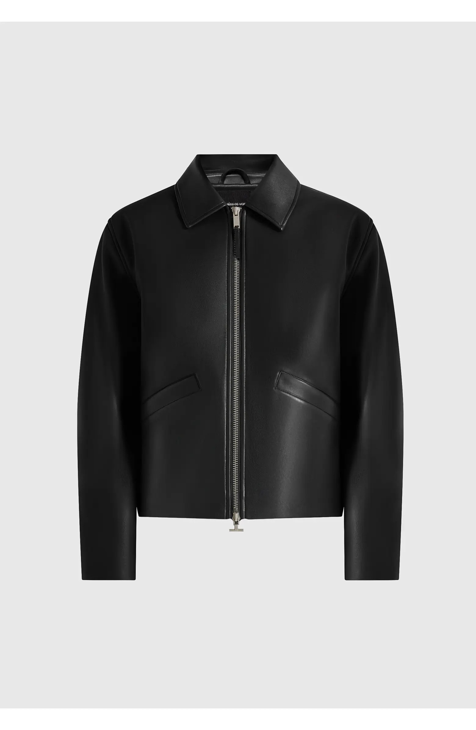 Yves Minimal Leather Jacket | Nordstrom