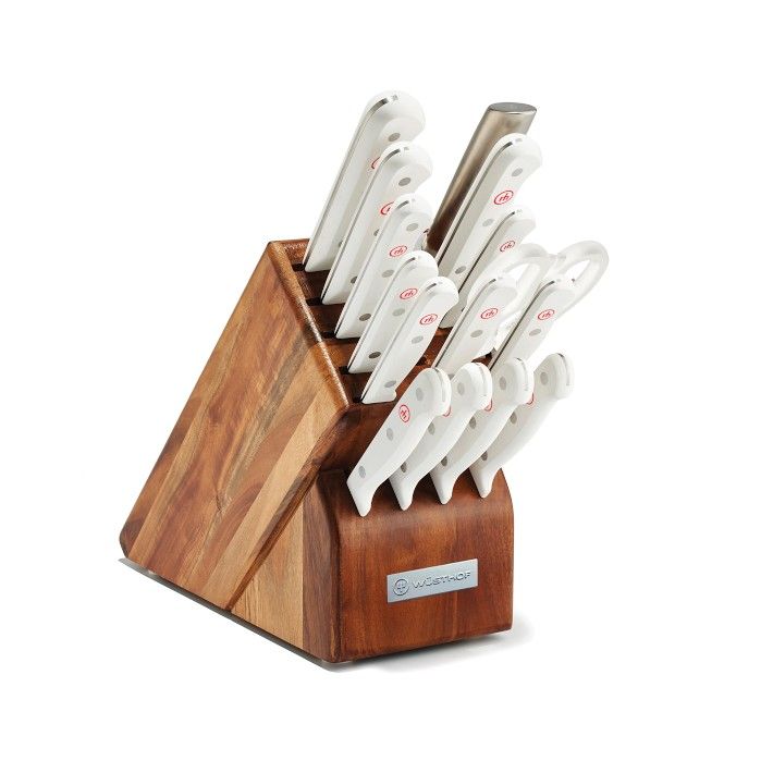 Wüsthof Gourmet Knives in Acacia Block, Set of 16 | Williams-Sonoma