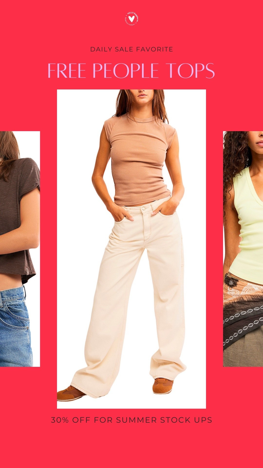 Easy summer basics 🤍 30% off fav FP tops


#LTKSeasonal #LTKSaleAlert #LTKootd