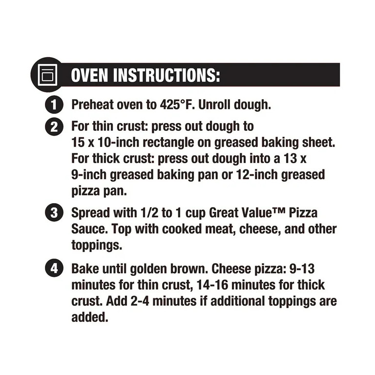 Great Value Pizza Crust, 13.8 oz | Walmart (US)