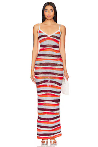 Lovers and Friends Sienna Maxi Dress in Orange Multi from Revolve.com | Revolve Clothing (Global)