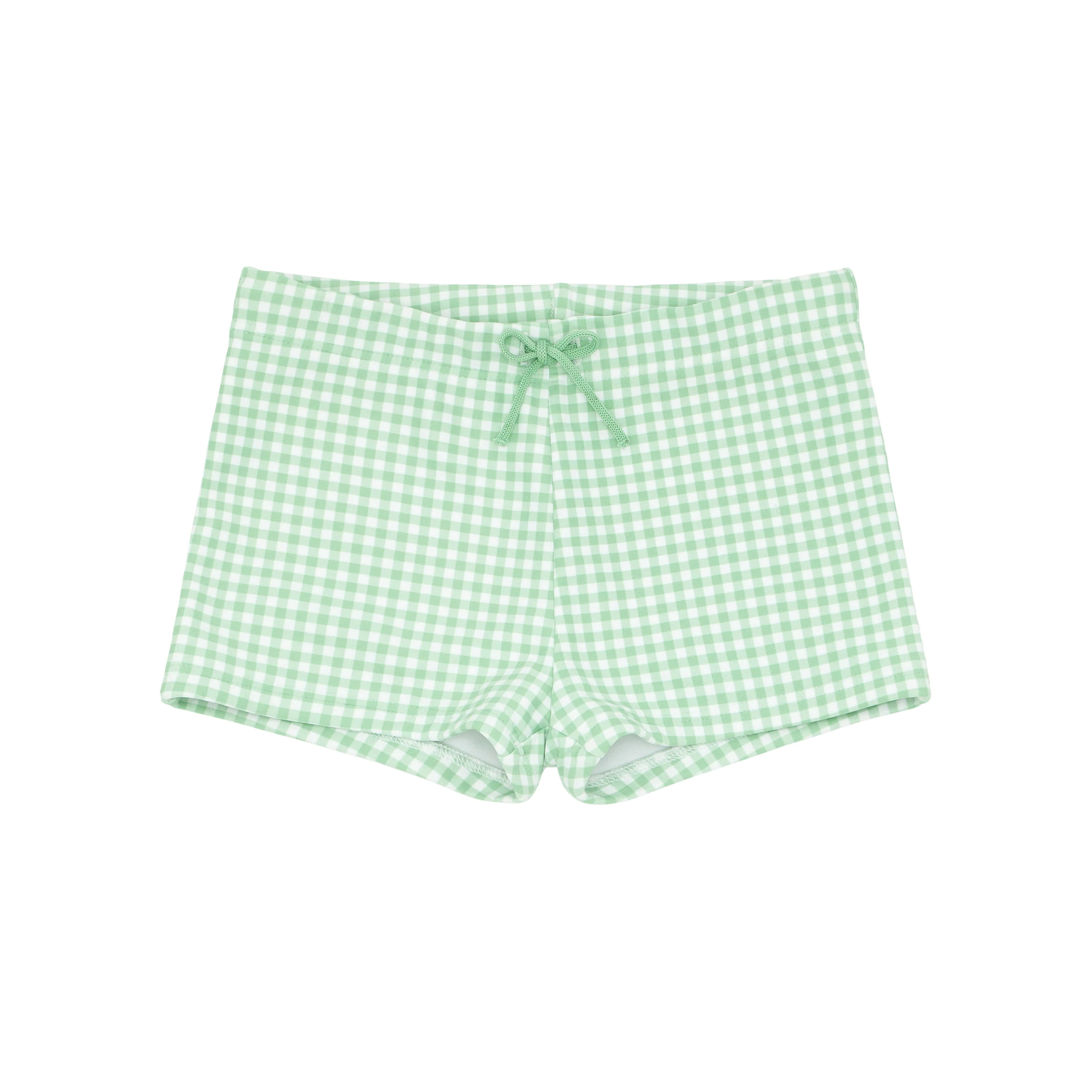 boys palm gingham brief | minnow