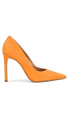 Schutz Lou Pump in Bright Tangerine from Revolve.com | Revolve Clothing (Global)