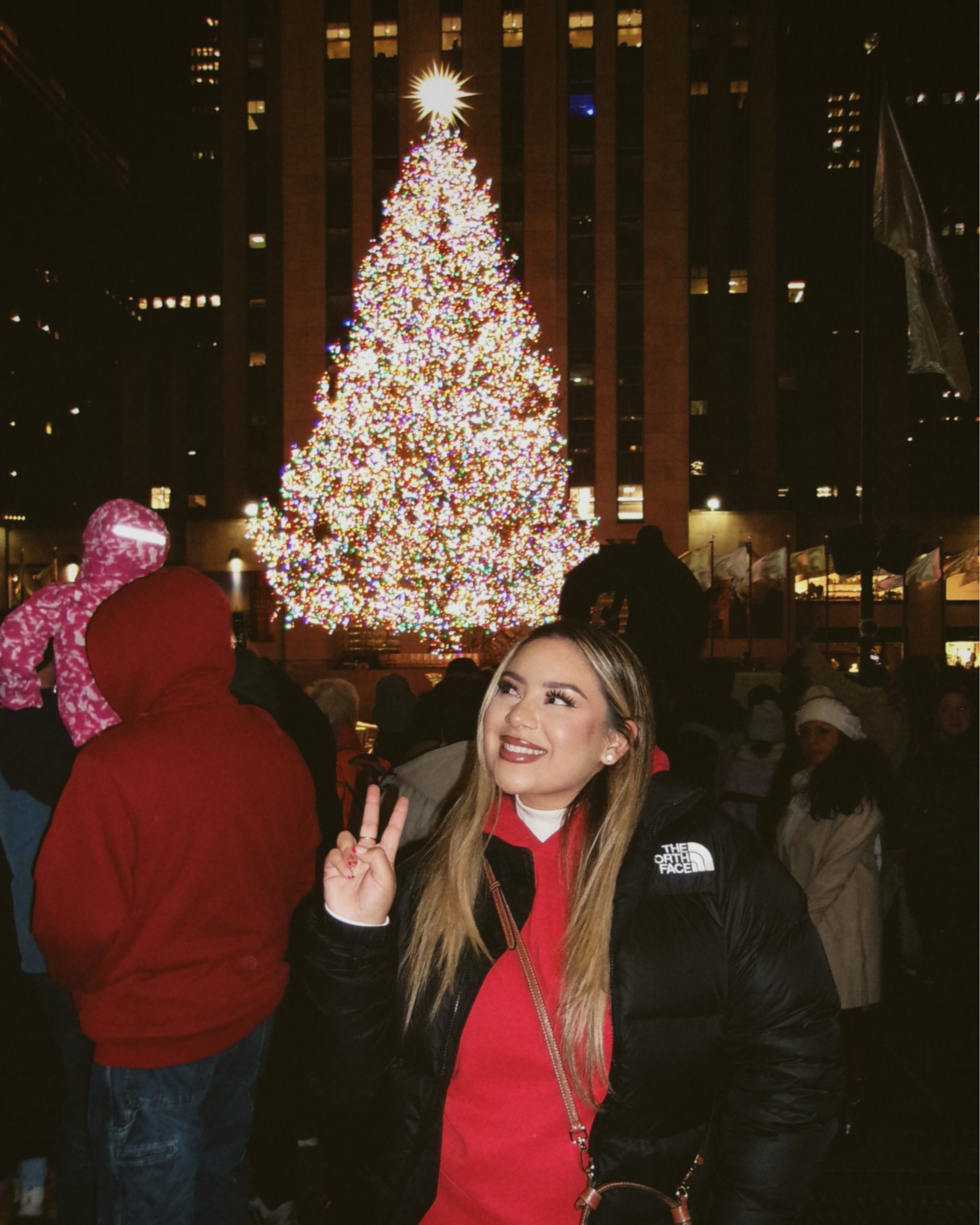 Christmas in NY 🎄 Outfit + bags linked❤️

Hoodie: M 
Sweats: L(could’ve done M here) 
Jacket: L

#LTKSeasonal #LTKMidsize #LTKHoliday