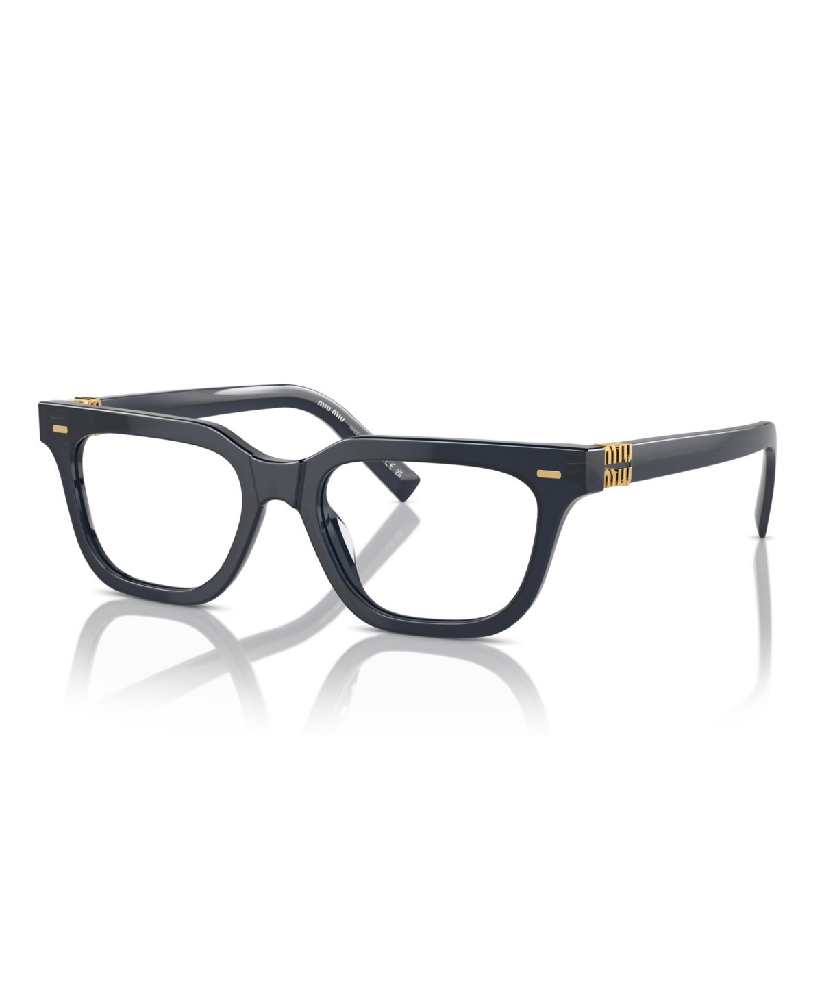 Miu Miu Women's Eyeglasses, Mu 07XV - Blue Crystal | Macy's
