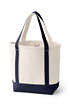 Medium Natural Open Top Canvas Tote Bag | Lands' End (US)