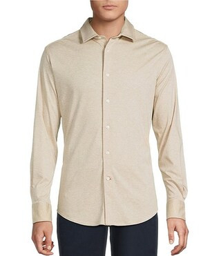 Cremieux Blue Label Interlock Coat Front Long Sleeve Knit Shirt | Dillard's | Dillard's