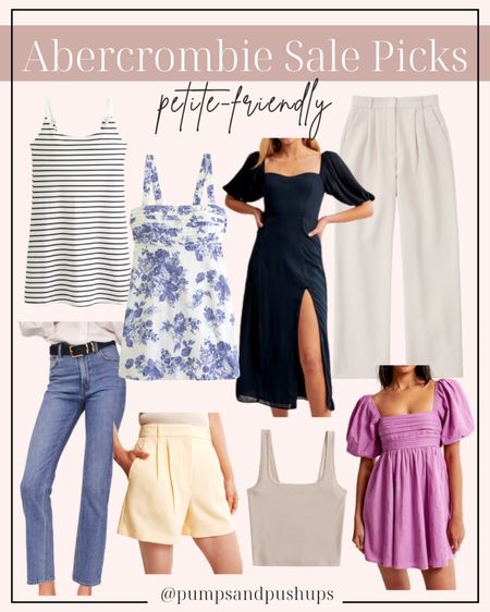 Abercrombie sale picks! 25% off shorts and 15% off almost everything else! @abercrombie Extra 15% off with code AFSHORTS #abercrombiepartner #abercrombie 

My sizing: 
Dresses: Petite XS
Tops: XS
Shorts: 24
Jeans & pants: 24 extra short (if extra short is not available, I require a heel to wear them unhemmed)

My measurements for reference: 4’10” 105lbs bust, waist, hips 32”, 24”, 35” size 5 shoe

#LTKSeasonal #LTKStyleTip #LTKSaleAlert