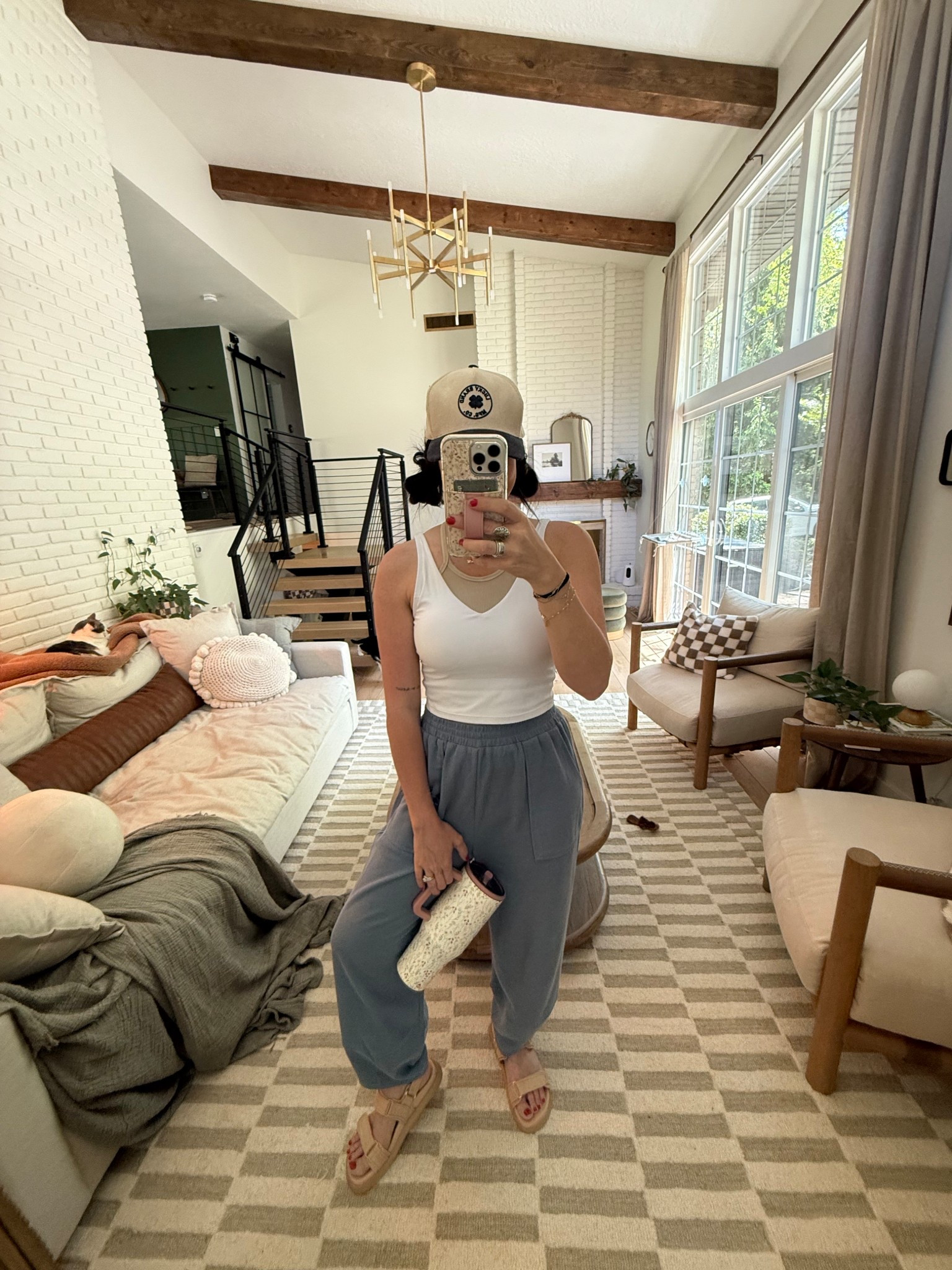 I am buying these pants in every color, so comfy! Wearing a size small. #ootd #comfyootd #amazonfashion 

#LTKHome #LTKSeasonal #LTKSaleAlert