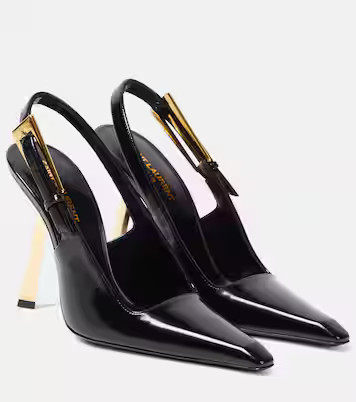 Lee 110 leather slingback pumps | Mytheresa (UK)