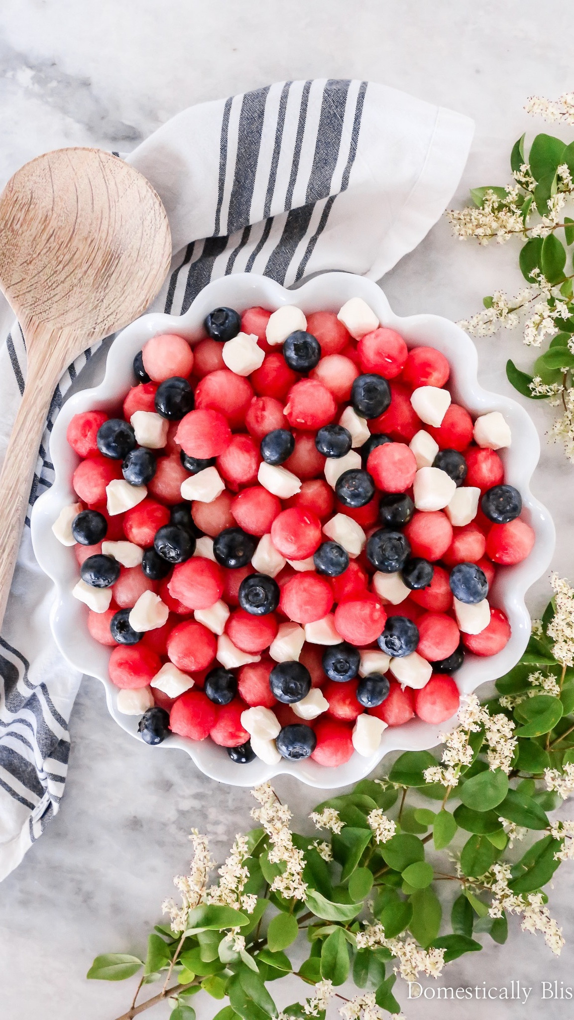 This Patriotic Fruit Caprese is a fun way to enjoy your favorite summer fruit and mini mozzarella balls on the 4th of July.

See recipe:
https://domesticallyblissful.com/patriotic-fruit-caprese/

🔗 Join our newsletter: https://domesticallyblissful.com/newsletter/ 

#LTKSummerEdit #LTKParties #LTKSeasonal