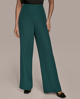 Donna Karan New York Women's Wide-Leg Pull-On Pants - Macy's | Macy's