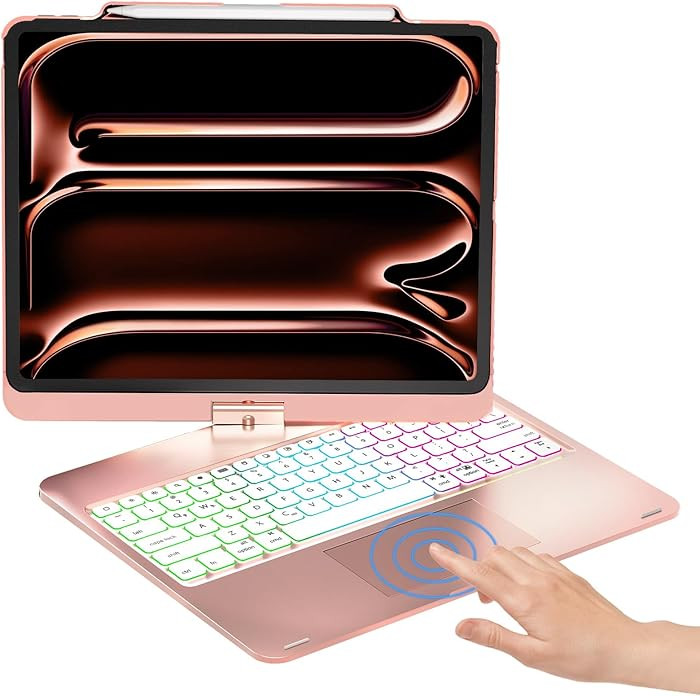 NOKBABO Trackpad Keyboard Case for iPad Pro 13 inch (M5/2025, M4/2024), iPad Air 13" (M4/M3/M2) &... | Amazon (US)
