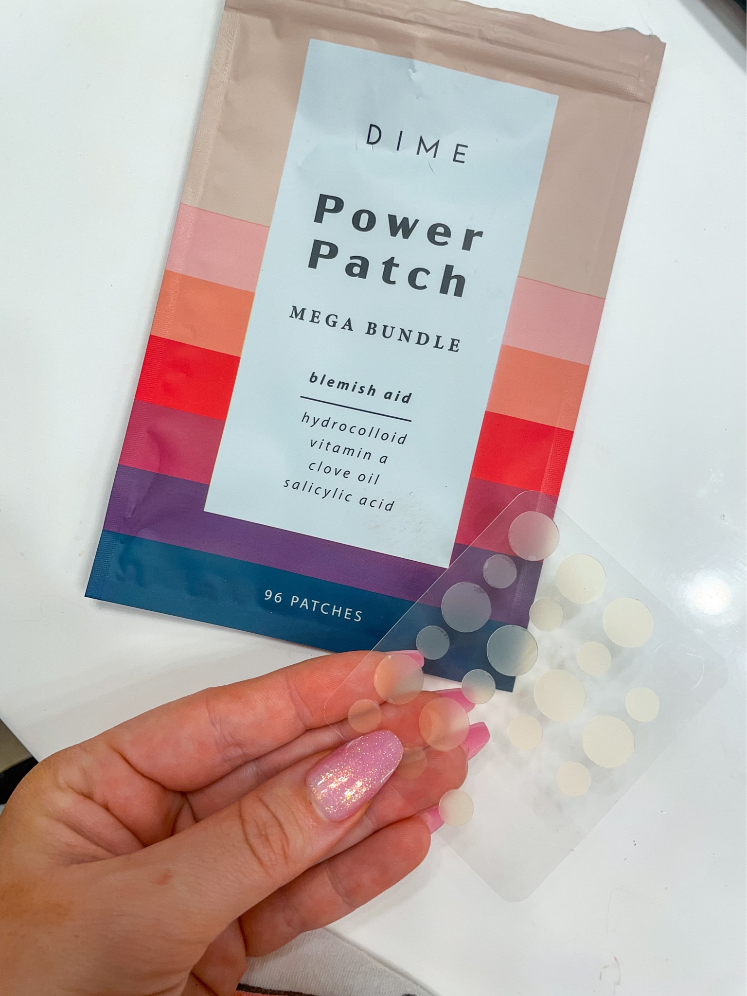 I must have gotten a little too sweaty the other day because I got a little blemish. 🫣 But just 2 patches later & it’s almost completely gone! I love Dime! Don’t forget to use my code at checkout for 20% anytime! 🤍

#ClearSkin #PowerPatches #BlemishFix #QuickFix #Beauty #SkinCare #TrendyBeauty #DimeBeauty #DimePartner

#LTKfindsunder50 #LTKbeauty #LTKfitness