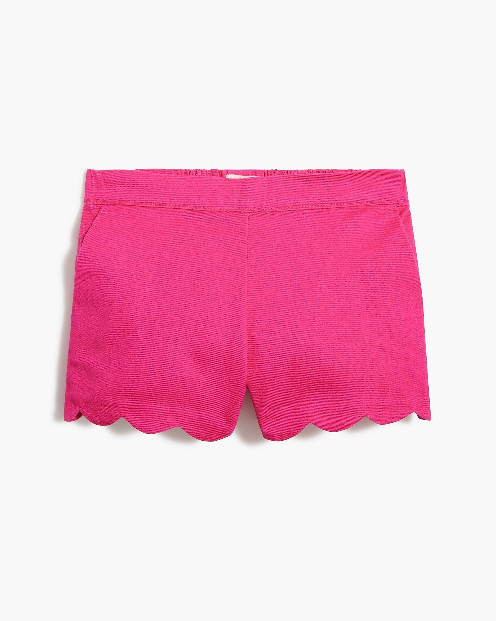 Girls' scallop-hem pull-on short | J.Crew Factory