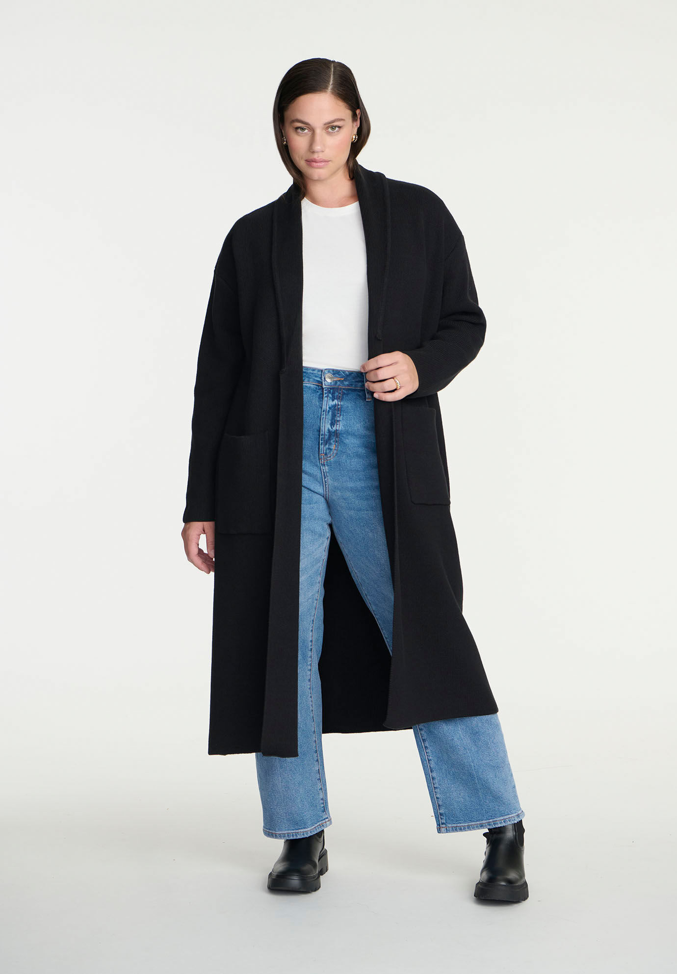 Knit Coatigan | Eloquii