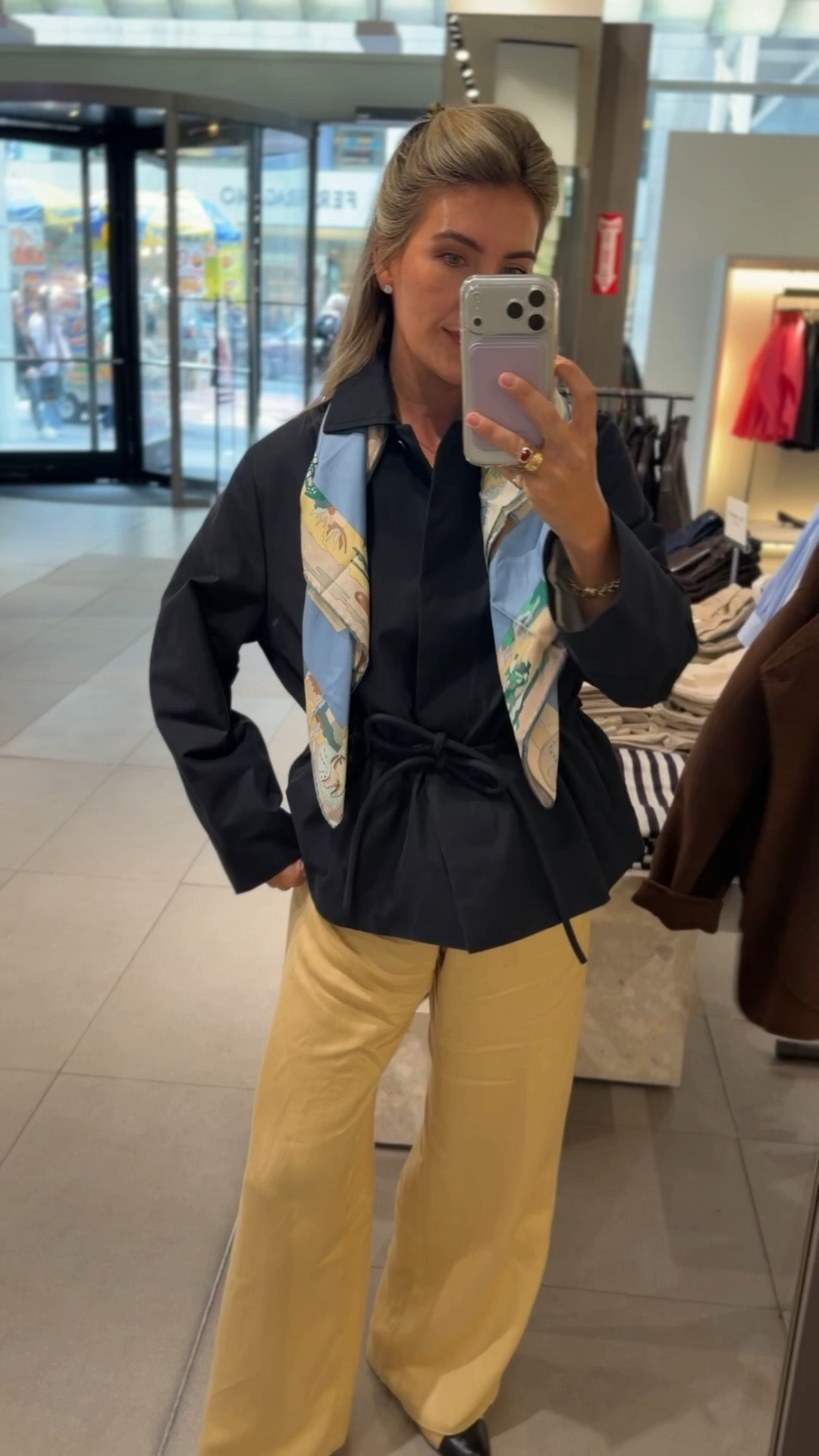 Wearing a small in everything!