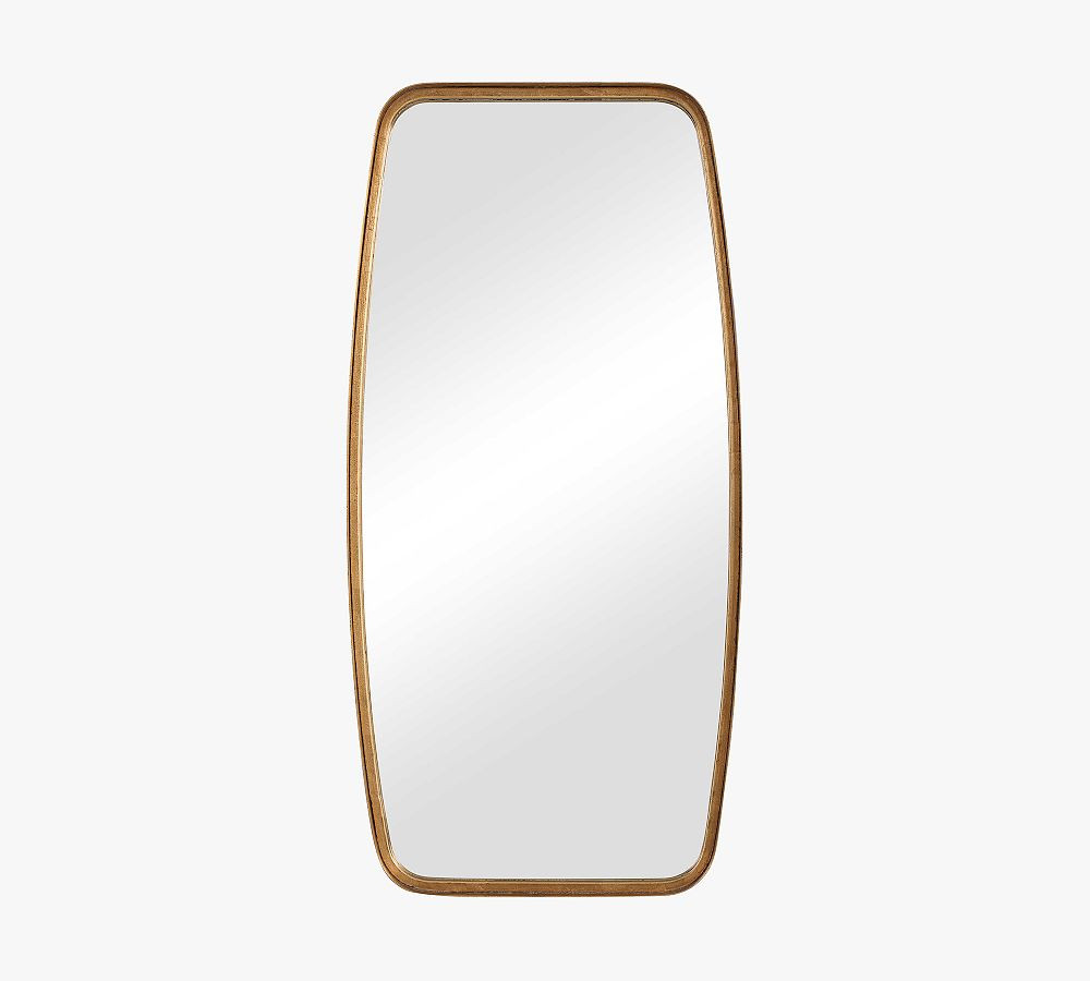 Elsa Curved Rectangular Wall Mirror | Pottery Barn (US)