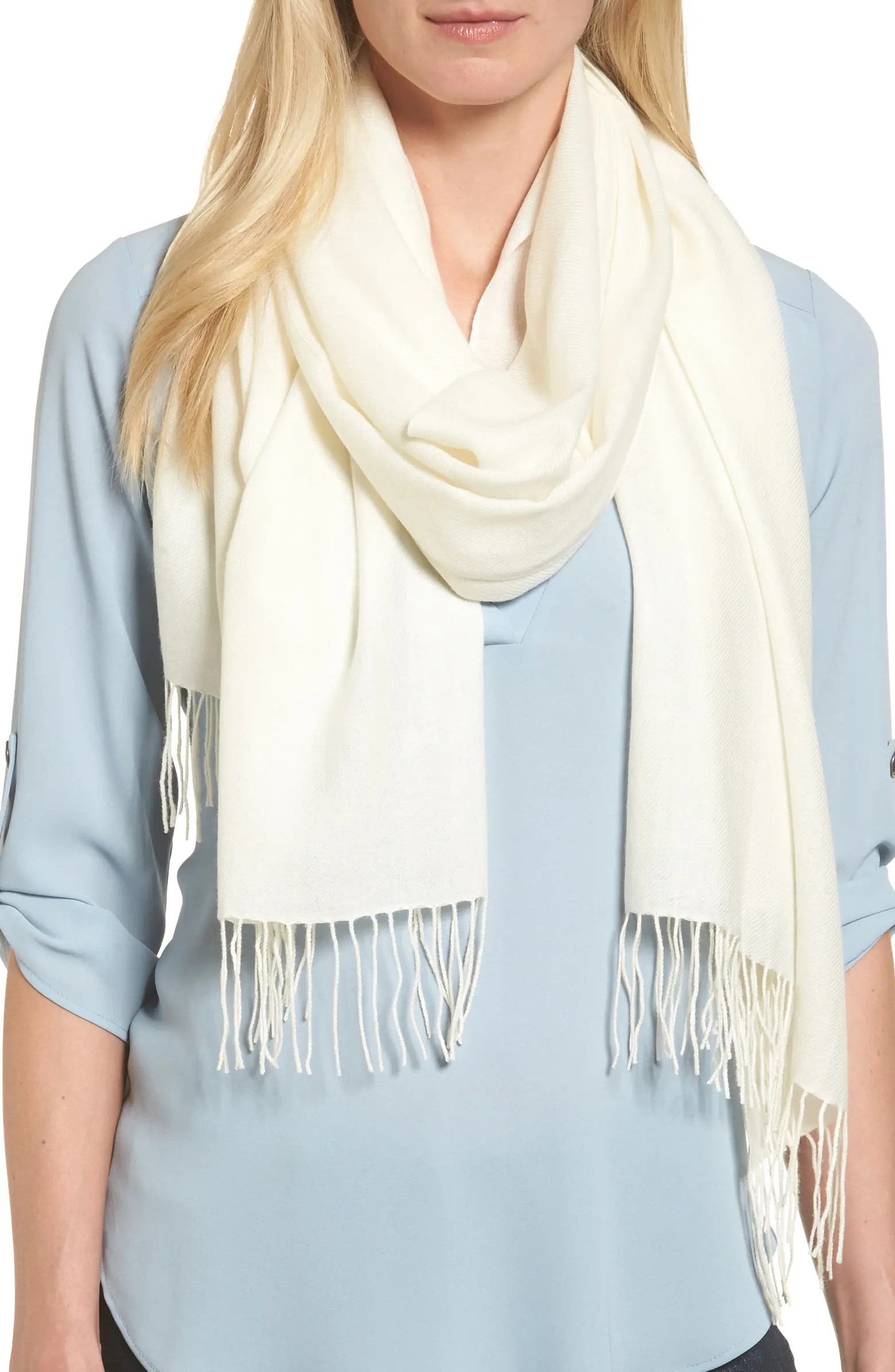 Tissue Weight Wool & Cashmere Scarf | Nordstrom
