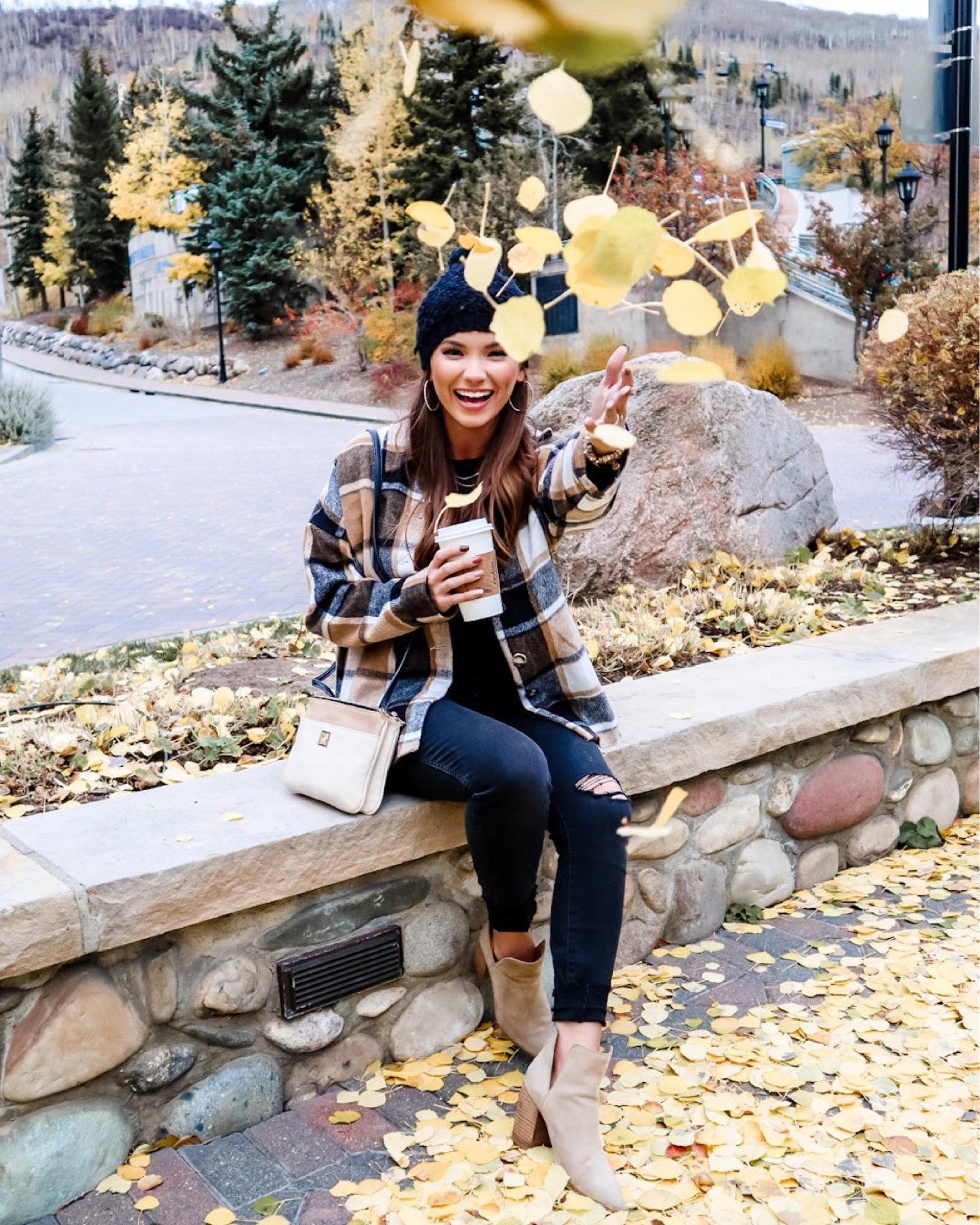 fall outfit / fall fashion / leather leggings / flannel / shacket / boots / casual outfit / brunch outfit / Amazon flannel / Amazon beanie / winter outfit / fall style / fall shacket / Colorado outfit / travel blogger outfit 

#LTKSeasonal #LTKunder100 #LTKtravel