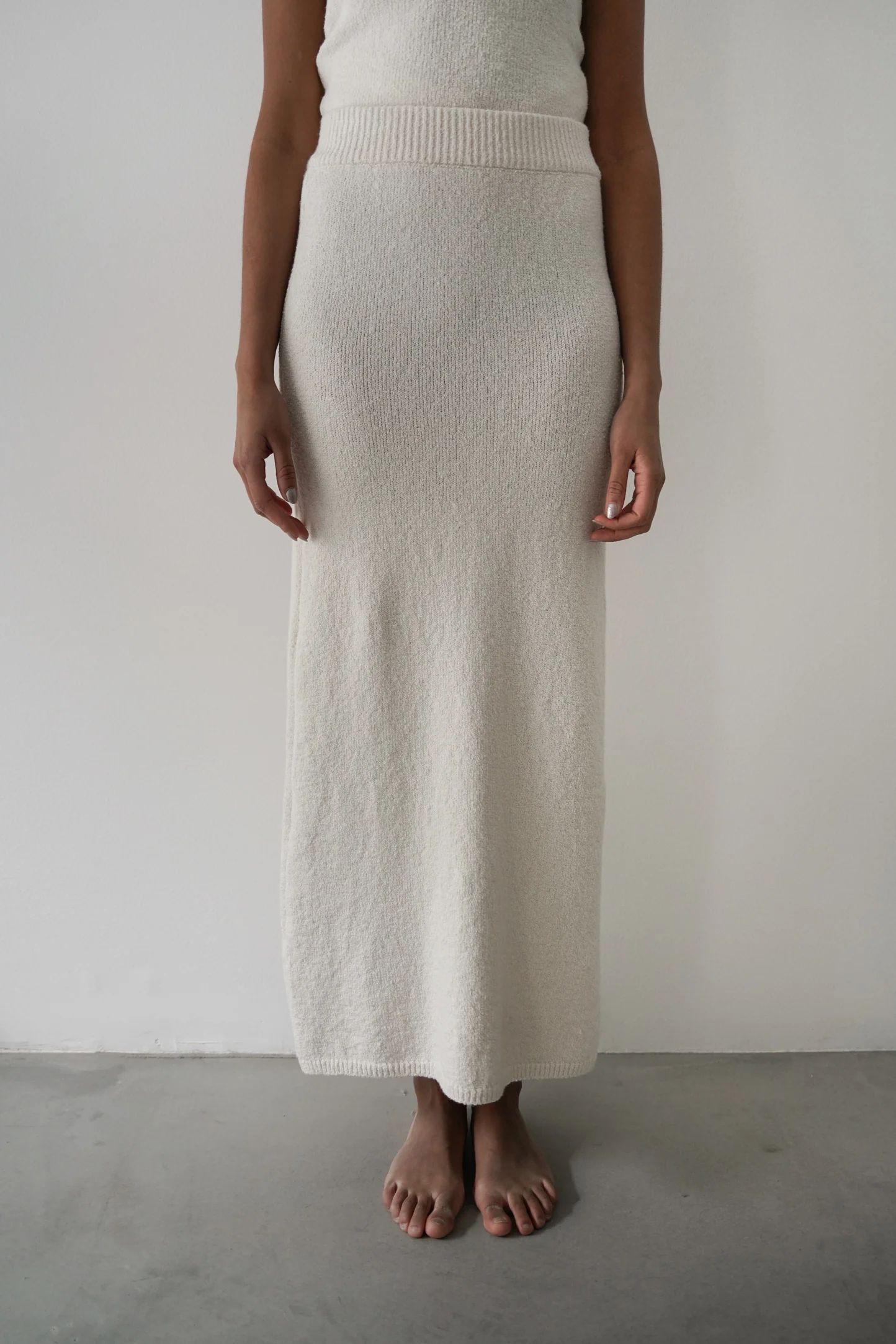 Umi Maxi Skirt, shell | Almada Label
