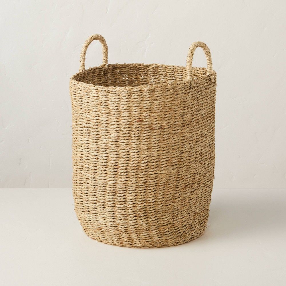 Large Twisted Seagrass Storage Basket - Hearth & Hand with Magnolia | Target