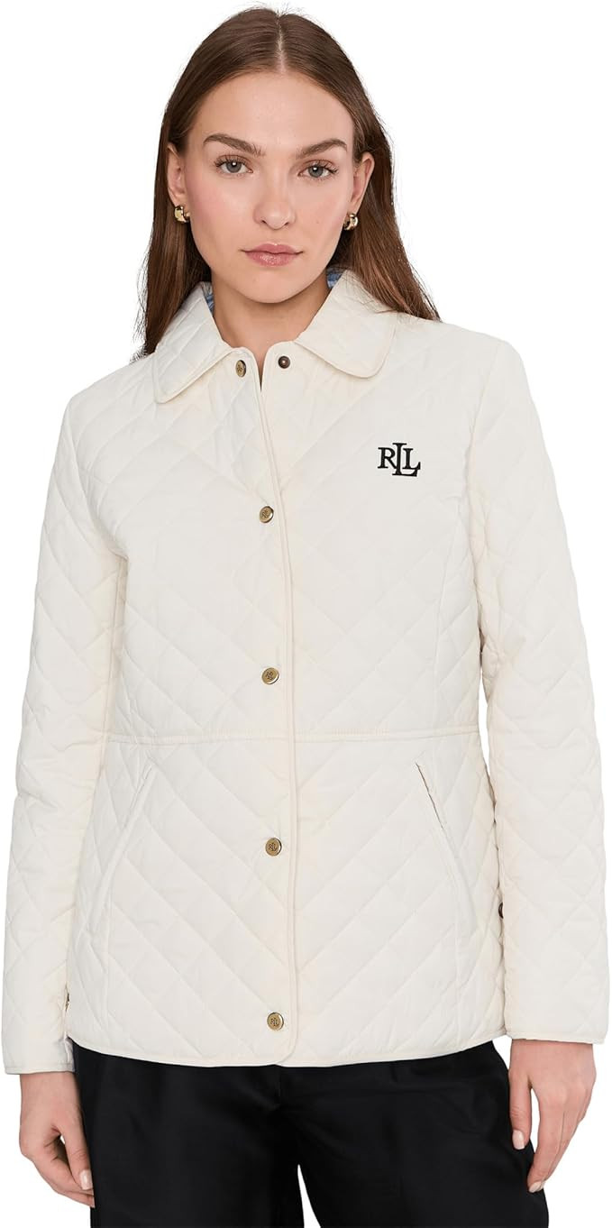Lauren Ralph Lauren Blazer Quilt Contrast Lrl Embroid | Amazon (US)
