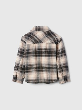 babyGap Organic Cotton Flannel Shirt Jacket | Gap (CA)