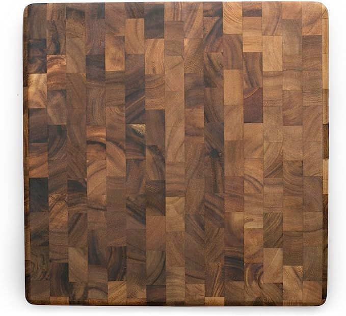 Ironwood Gourmet 28218 Square Charleston End Grain Chef's Board , Acacia Wood 14" Square | Amazon (US)