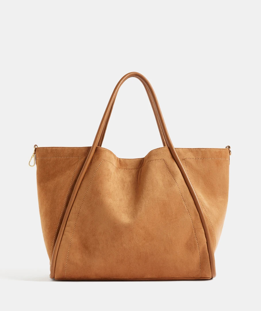 Faux Suede Summer Tote Bag | Sussan