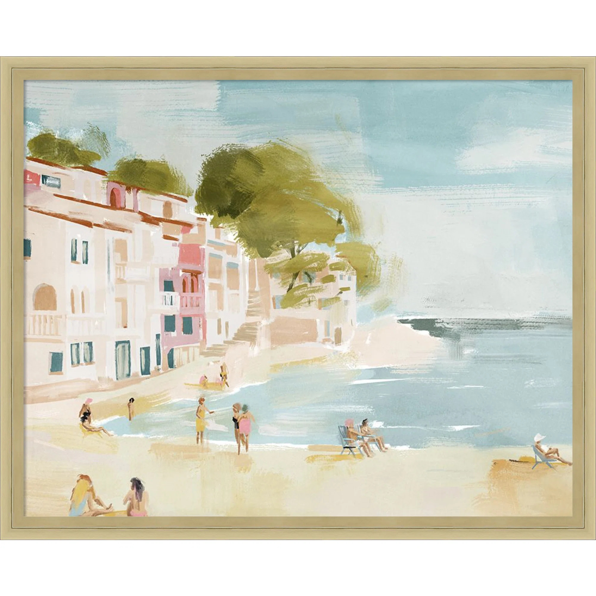 Urban Road A Beach Weekend In Cassis Framed On Paper by Urban Road Print | Joss & Main