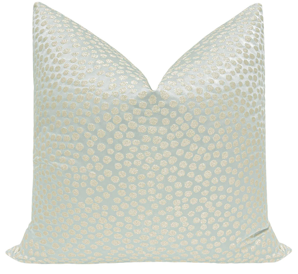 DOROTHY FAUX SILK // SPA BLUE | LITTLE DESIGN COMPANY