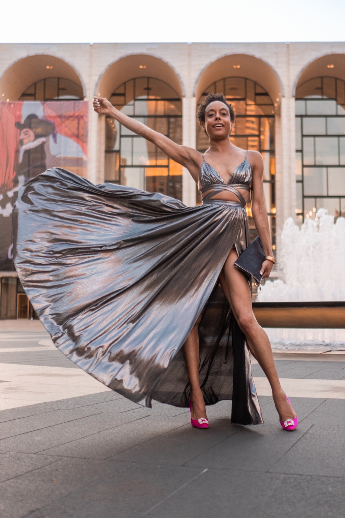 New York City Ballet opening night! at the ballet! 

This #retrofete dress is on sale in certain colors and for a pop of color check out these Manolo Heels! 

#LTKsalealert #LTKSeasonal #LTKfit