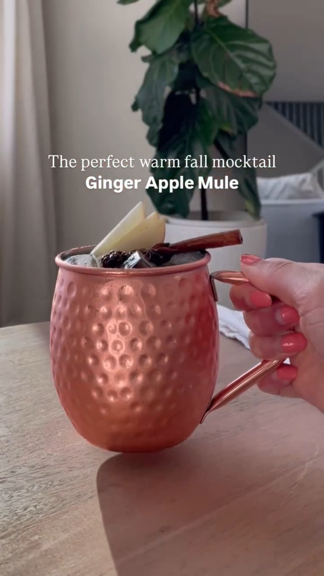 Ginger Apple Mule! ✨

Where are my mule fans at? This is the perfect Fall recipe to enjoy this time of year!

There’s just something about ginger that feels like fall in a glass. It packs a punch in the best way and balances perfectly with the other apple flavor.

This mocktail is so versatile too! I went with apple because it feels so cozy and classic for fall, but you could switch things up with pumpkin, cranberry, or blackberry.

Ingredients 
• 1/2 a lime - juiced
• 2.5 oz of apple cider or apple juice
• 1 Tbs of apple butter 
• 1 8 oz can Ginger Beer
• Garnish: apple slices + cinnamon stick

#mocktailgirlie #mocktails #fall #fallrecipe #falldrink #autumn #apple

#LTKHalloween #LTKSeasonal #LTKHome