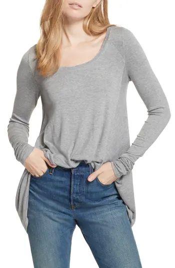 Women's Free People January Tee, Size X-Small - Grey | Nordstrom