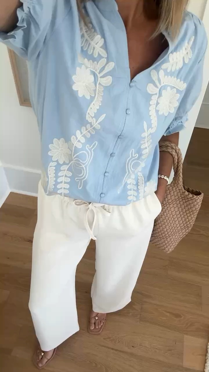 The Amazon top so nice, I bought twice! It’s cotton! Wearing size small. 

Vacation top. Summer top. Embroidered top.

#LTKTall #LTKTravel #LTKootd