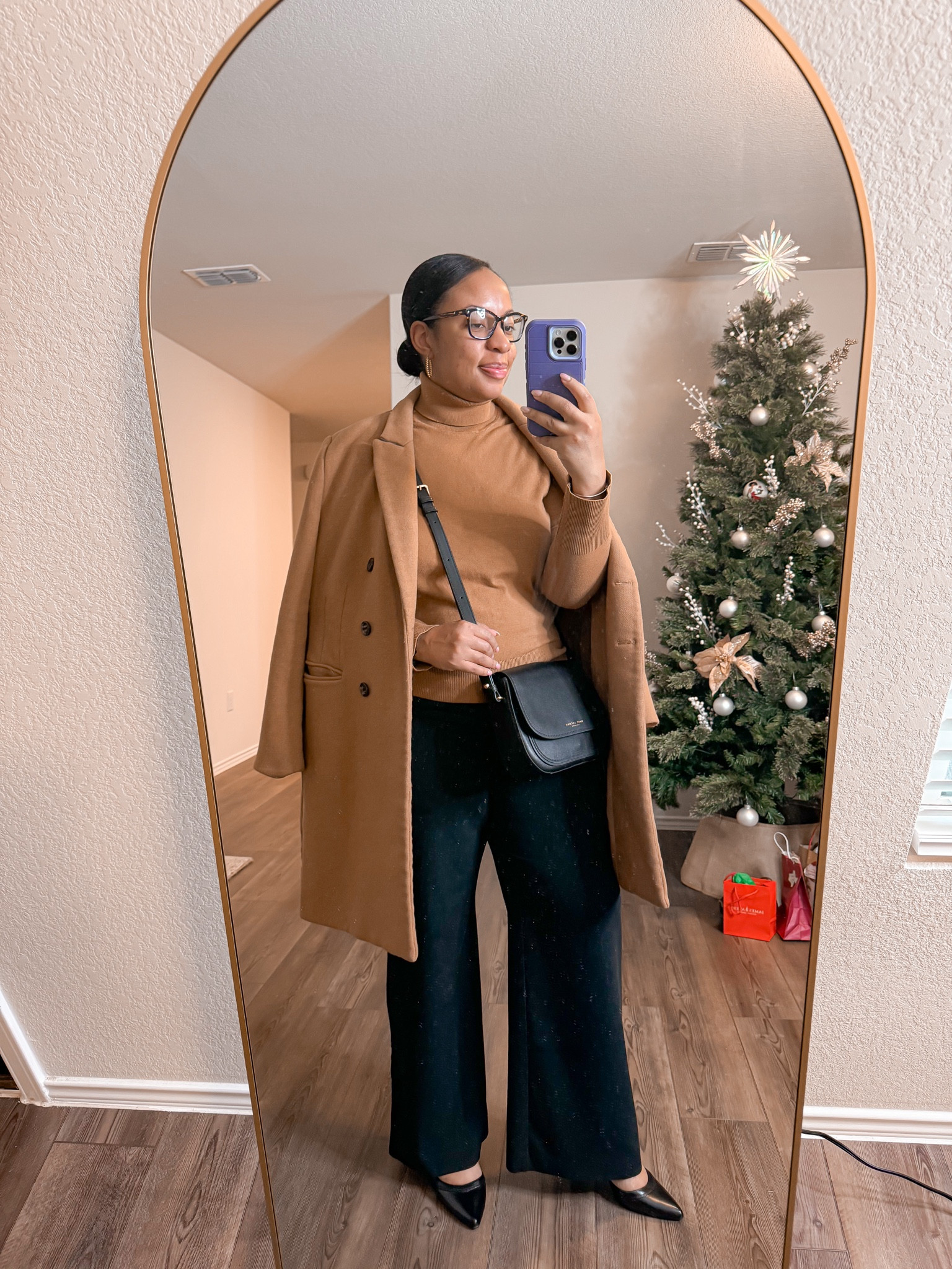 Camel Coat, camel turtleneck, black work pants, black pumps

#LTKmidsize #LTKstyletip #LTKworkwear