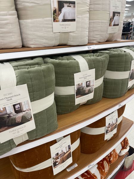 New Target Threshold velvet quilts 
perfect for the fall holiday guest bedrooms ! 

#LTKHoliday #LTKSeasonal #LTKhome