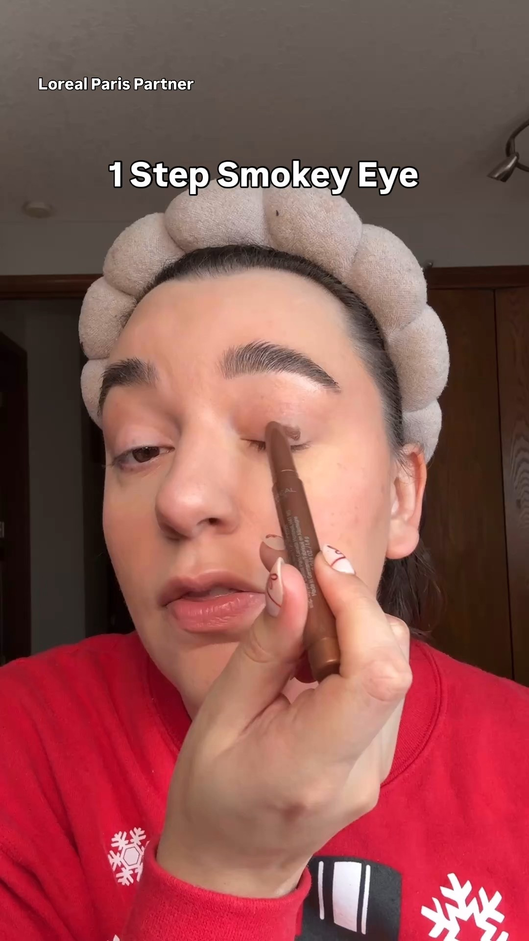 You guys know I love these shadows #LOrealParisPartner 
The easiest way to get a Smokey eye and it takes no skill at all! Perfect for beginners, plus this mascara won’t budge or smudge!  

#LTKBeauty #LTKHoliday #LTKgrwm