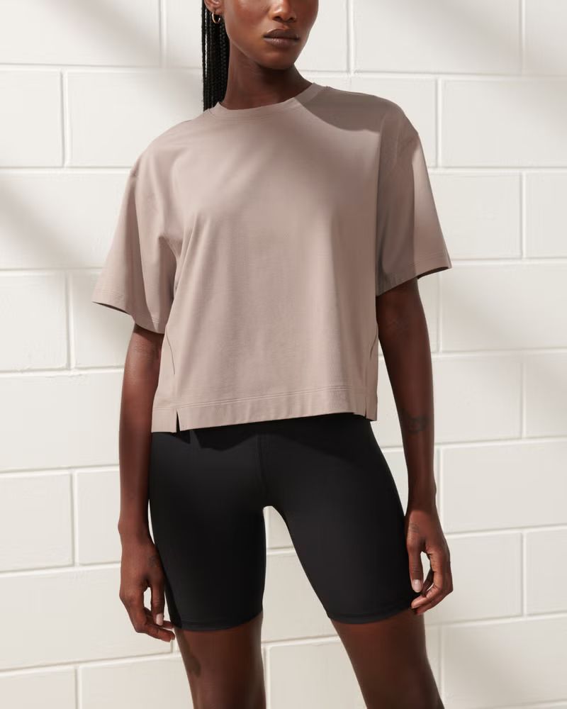 YPB Active Cotton-Blend Easy Tee | Abercrombie & Fitch (US)