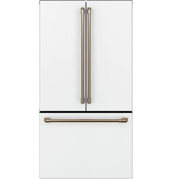 Café 23.1 Cu. Ft. French Door Counter-Depth Refrigerator, Customizable Matte White CWE23SP4MW2 -... | Best Buy U.S.