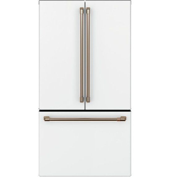 Café 23.1 Cu. Ft. French Door Counter-Depth Refrigerator, Customizable Matte White CWE23SP4MW2 -... | Best Buy U.S.