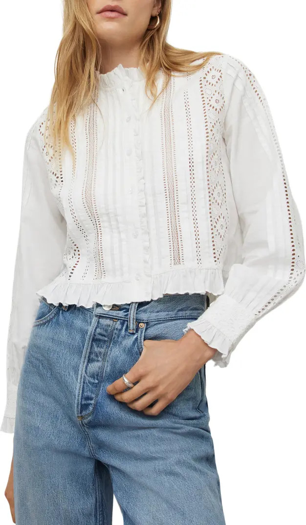 Boxy Eyelet Blouse | Nordstrom