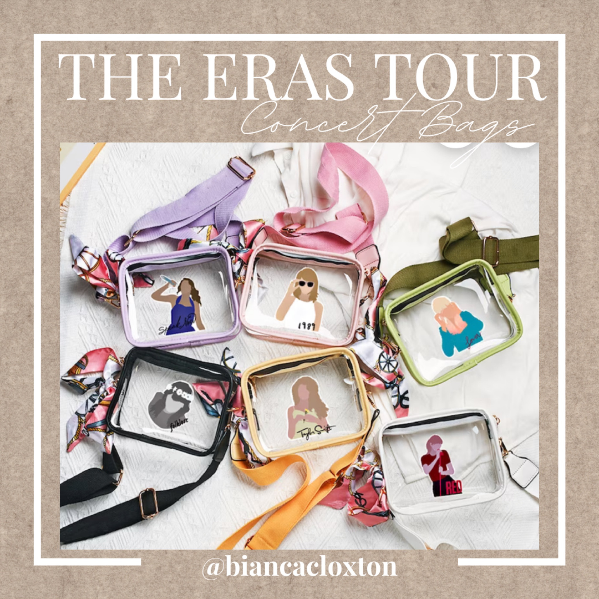 THE ERAS TOUR || Clear Concert Bags

Taylor Swift, clear purse, stadium bag, concert outfit, lover, red, fearless, speak now, reputation, eras 



#LTKFind #LTKitbag #LTKstyletip