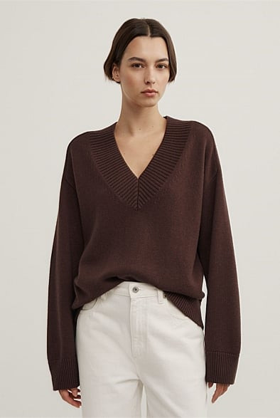V-Neck Knit | Witchery (AU)