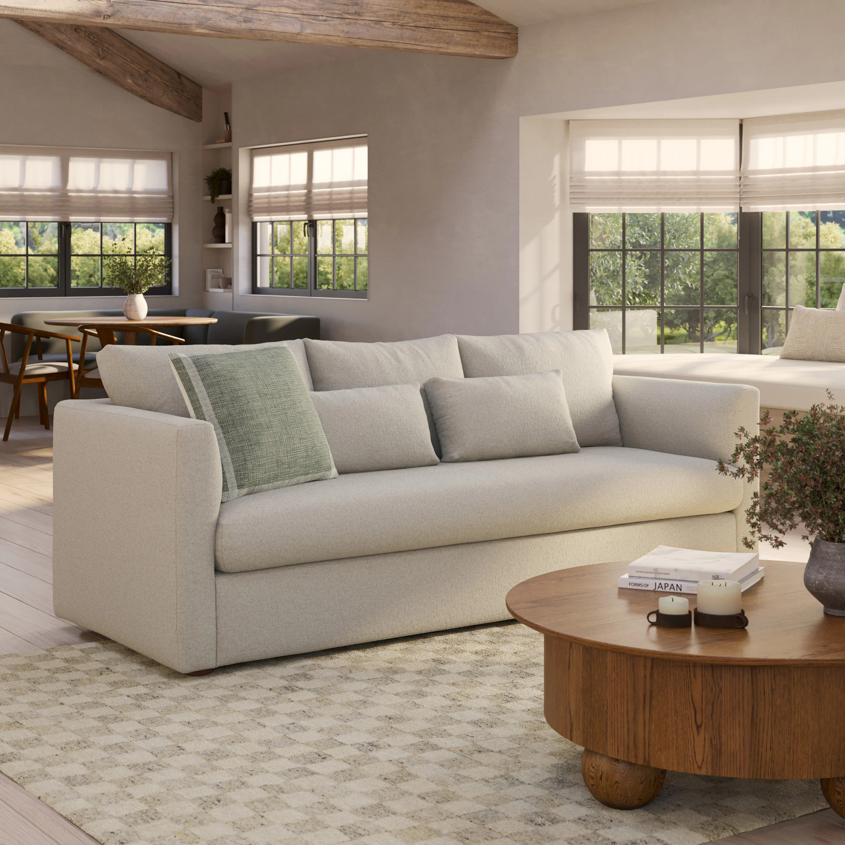 Marina 90" Sofa - Clover Ivory | Article